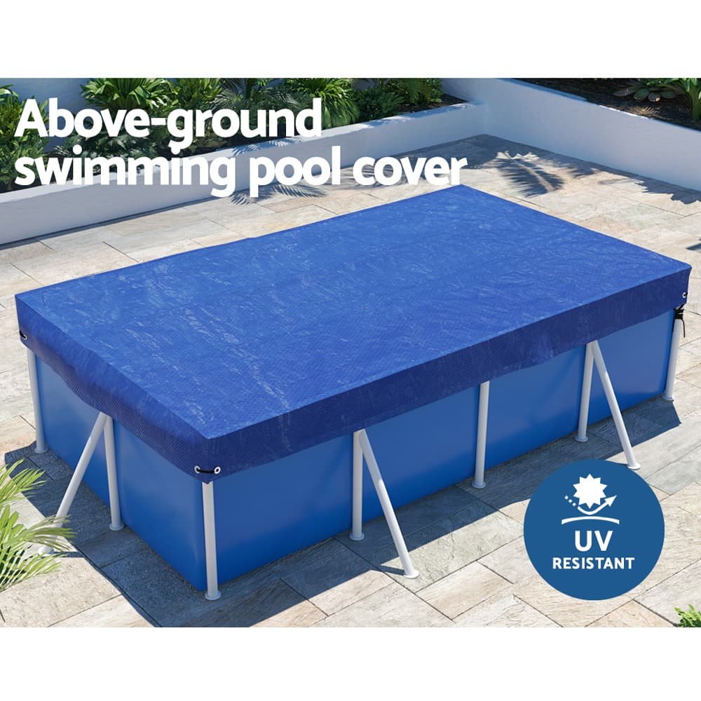 Aquabuddy Pool Cover 3x2m Above-ground Swimming Pool Blanket Blue - PC-30X20-PE-BL Aquabuddy Pool Cover 3x2m Above-ground Swimming Pool Blanket Blue - Image 4
