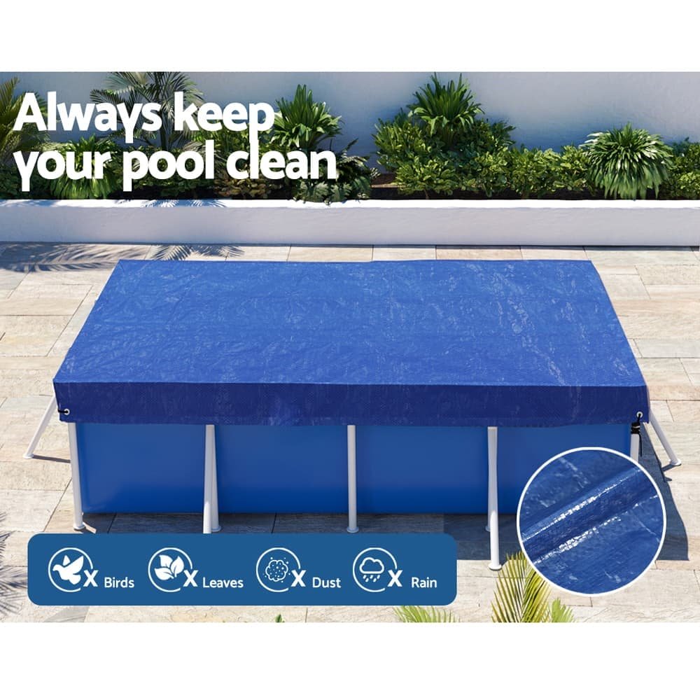 Aquabuddy Pool Cover 3x2m Above-ground Swimming Pool Blanket Blue - PC-30X20-PE-BL Aquabuddy Pool Cover 3x2m Above-ground Swimming Pool Blanket Blue - Image 5