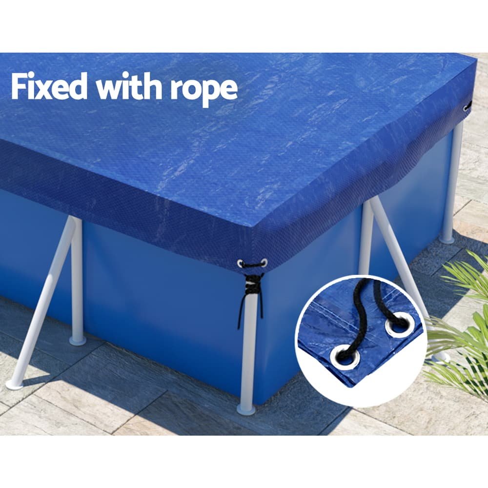 Aquabuddy Pool Cover 3x2m Above-ground Swimming Pool Blanket Blue - PC-30X20-PE-BL Aquabuddy Pool Cover 3x2m Above-ground Swimming Pool Blanket Blue - Image 6