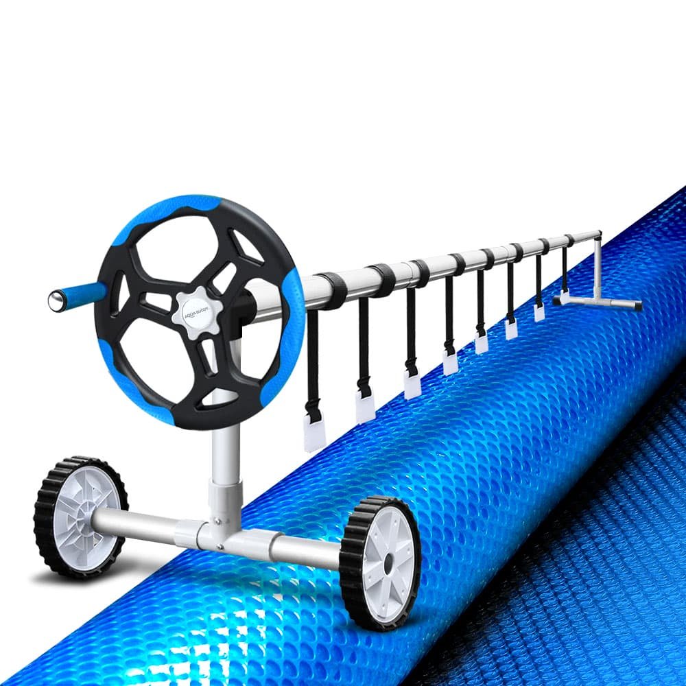 Aquabuddy Pool Cover 500 Micron 9.5x5m Swimming Pool Solar Blanket 5.5m Roller Blue - PC-95X50-L-BL-ROLLER-BU Aquabuddy Pool Cover 500 Micron 9.5x5m Swimming Pool Solar Blanket 5.5m Roller Blue - Image 7
