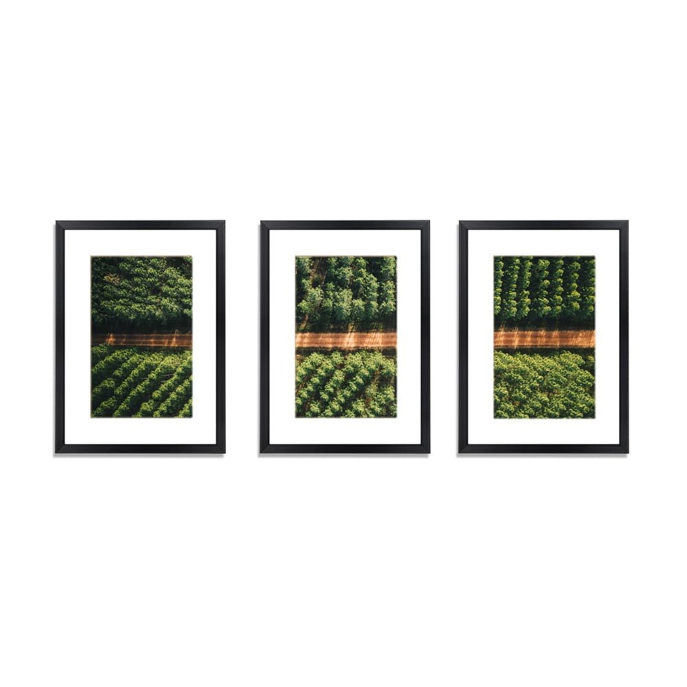 3 PCS Photo Frame Wall Set A3 Picture Home Decor Art Gift Present Black - PFS-3F-A3-BK 3 PCS Photo Frame Wall Set A3 Picture Home Decor Art Gift Present Black