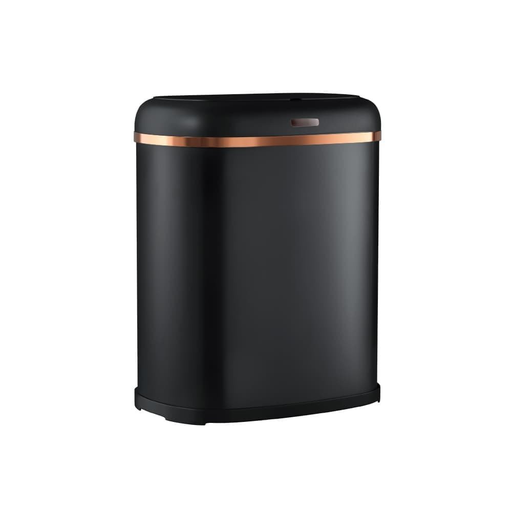 Devanti 38L Motion Sensor Bin Rubbish Automatic Black - SB-40L-S06-BK SB 40L S06 BK 202504231108 02