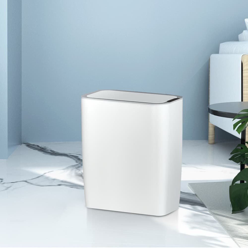 Devanti 9L Motion Sensor Bin Rubbish Automatic White - SB-9LS26-WH Devanti 9L Motion Sensor Bin Rubbish Automatic White