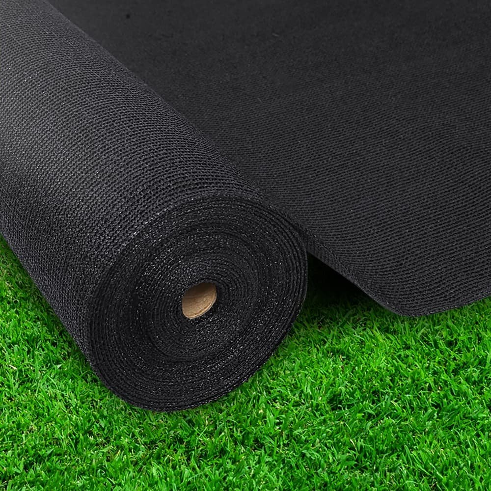 Instahut 90% Shade Cloth 1.83x30m Shadecloth Sail Heavy Duty Black - SH-CL-183X300-195-BK Instahut 90% Shade Cloth 1.83x30m Shadecloth Sail Heavy Duty Black