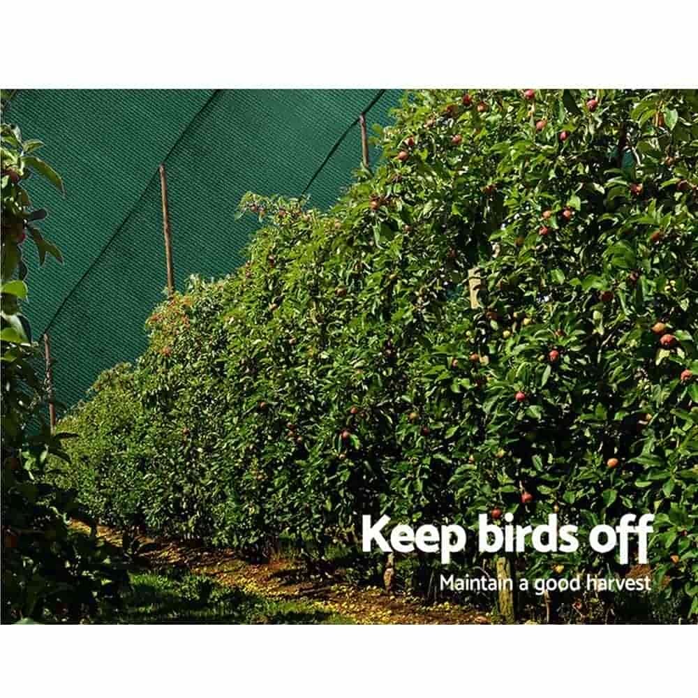 Instahut 90% Shade Cloth 3.66x10m Shadecloth Sail Heavy Duty Green - SH-CL-366X100-195-GR Instahut 90% Shade Cloth 3.66x10m Shadecloth Sail Heavy Duty Green - Image 7