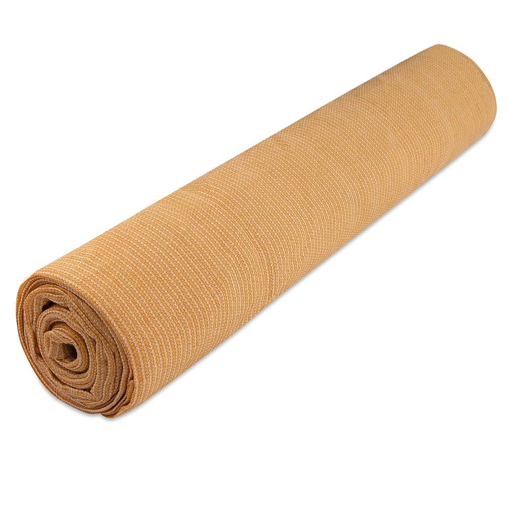 Instahut 50% Shade Cloth 3.66x20m Shadecloth Sail Heavy Duty Beige - SH-CL-366X200-100-BE Instahut 50% Shade Cloth 3.66x20m Shadecloth Sail Heavy Duty Beige - Image 3