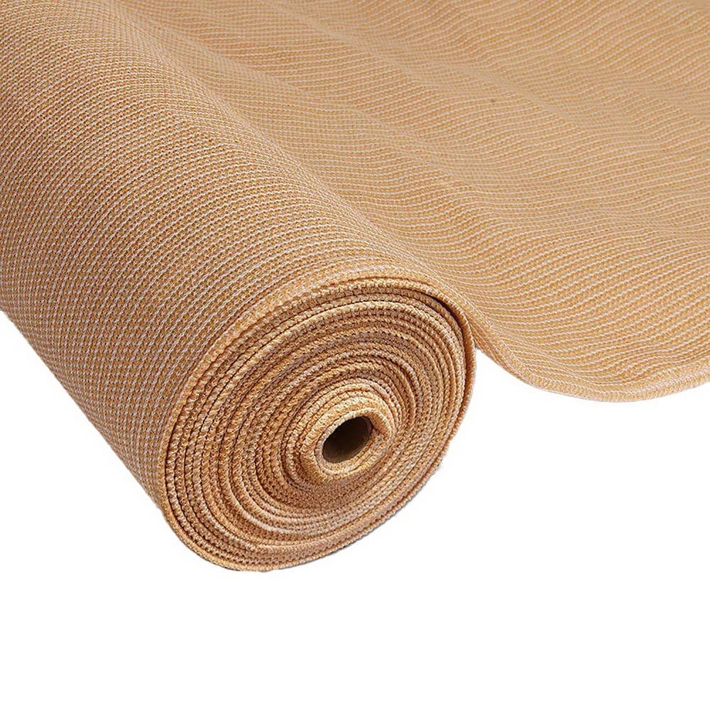 Instahut 50% Shade Cloth 3.66x20m Shadecloth Sail Heavy Duty Beige - SH-CL-366X200-100-BE Instahut 50% Shade Cloth 3.66x20m Shadecloth Sail Heavy Duty Beige - Image 8
