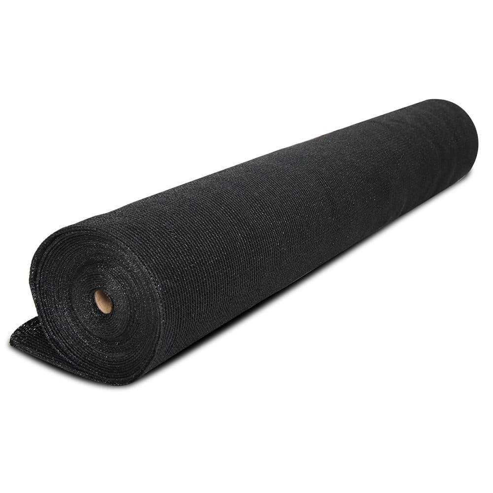Instahut 50% Shade Cloth 3.66x20m Shadecloth Sail Heavy Duty Black - SH-CL-366X200-100-BK Instahut 50% Shade Cloth 3.66x20m Shadecloth Sail Heavy Duty Black - Image 3
