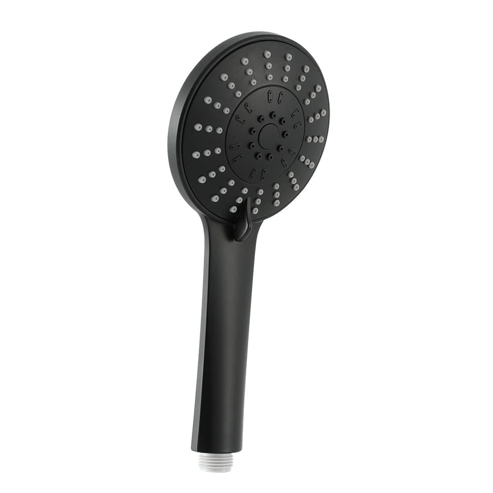 Handheld Shower Head 4.5" High Pressure 5 Modes Poweful Round Black - SHOWER-A4-RO-BK Handheld Shower Head 4.5" High Pressure 5 Modes Poweful Round Black