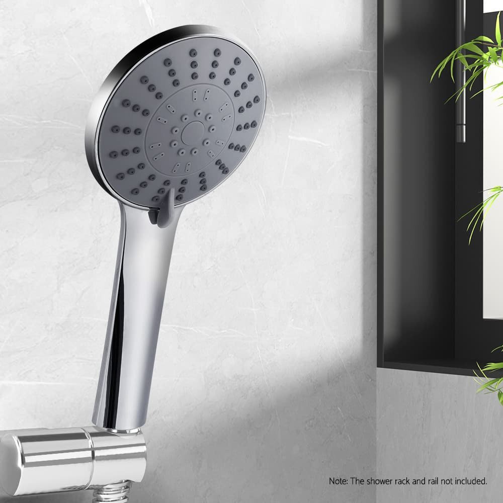Handheld Shower Head 4.5" High Pressure 5 Modes Poweful Round Chrome - SHOWER-A4-RO-SI Handheld Shower Head 4.5" High Pressure 5 Modes Poweful Round Chrome - Image 7