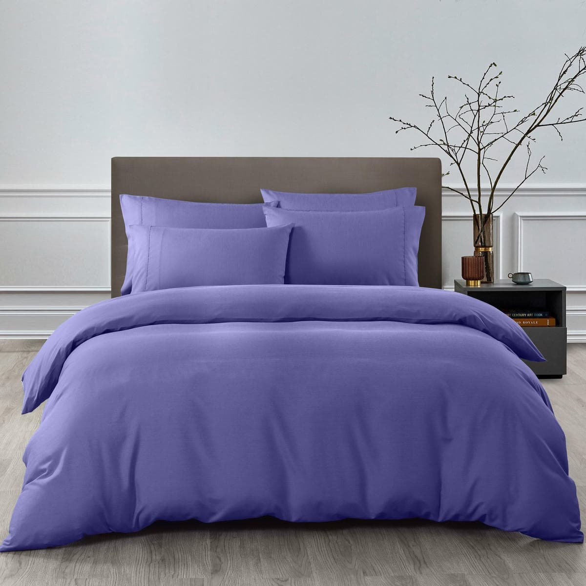 Royal Comfort 2000TC 6 Piece Bamboo Sheet & Quilt Cover Set Cooling Breathable - Double - Royal Blue - V160-10001258 Royal Comfort 2000TC 6 Piece Bamboo Sheet & Quilt Cover Set Cooling Breathable - Double - Royal Blue - Image 2