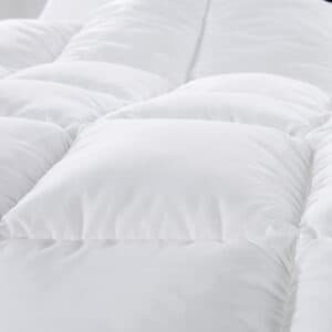 500GSM Soft Goose Feather Down Quilt Duvet 95% Feather 5% Down All-Seasons - King Single - White