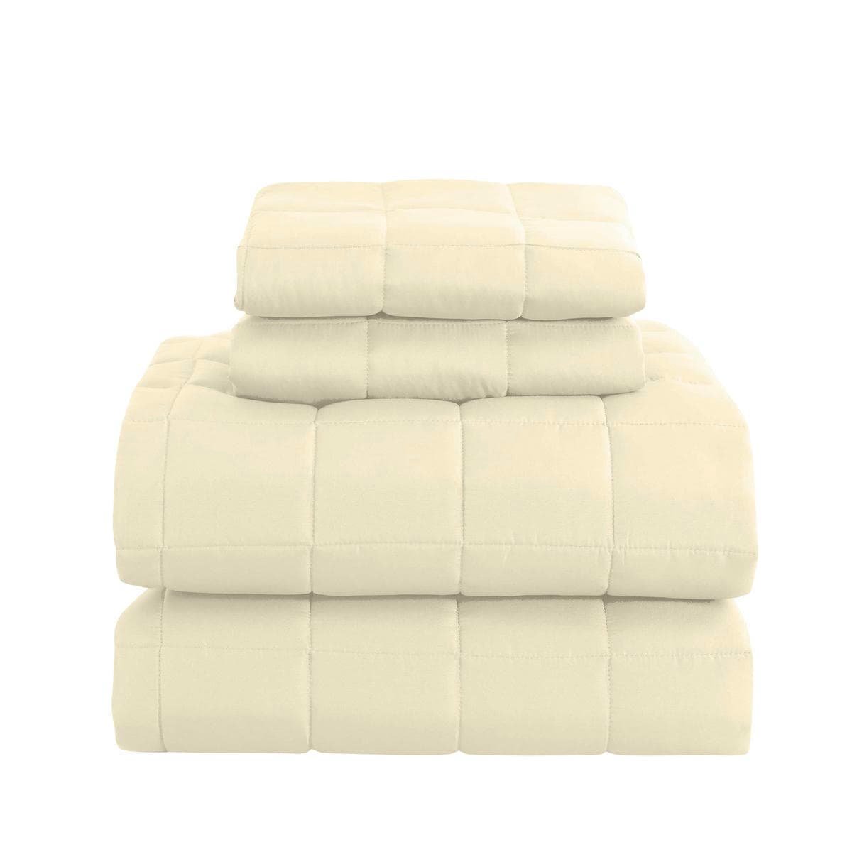 Royal Comfort Coverlet Set Bedspread Soft Touch Easy Care Breathable 3 Piece Set - Queen - Beige - V160-10003818 Royal Comfort Coverlet Set Bedspread Soft Touch Easy Care Breathable 3 Piece Set - Queen - Beige