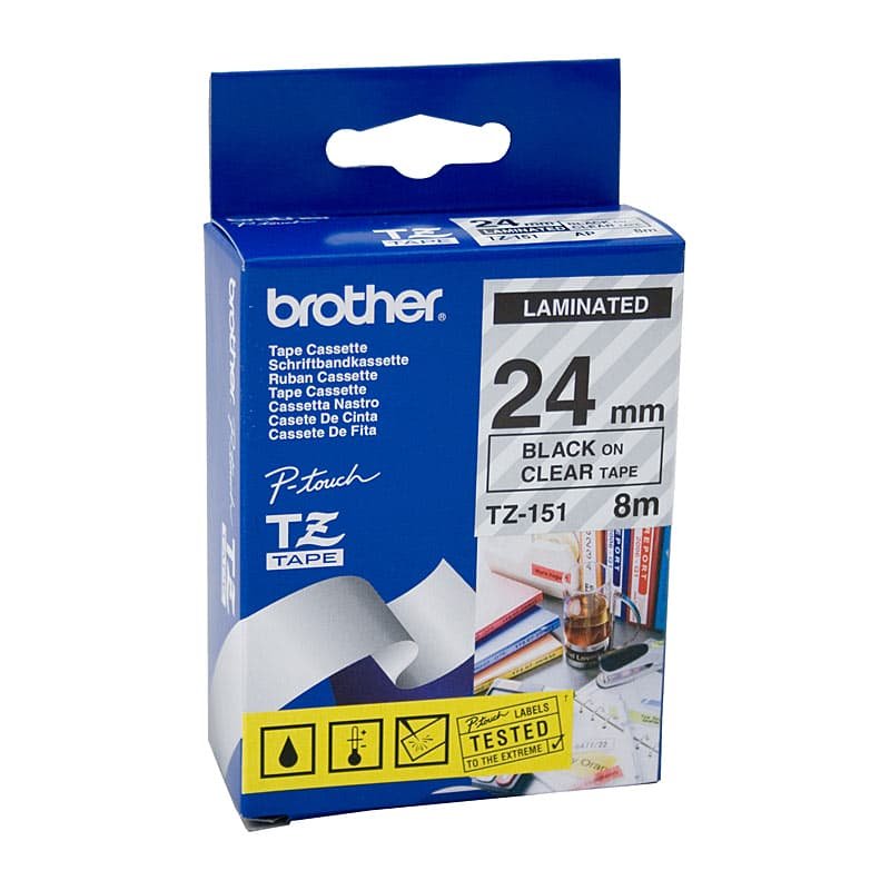 BROTHER TZe151 Labelling Tape - V177-D-BTZ151 BROTHER TZe151 Labelling Tape