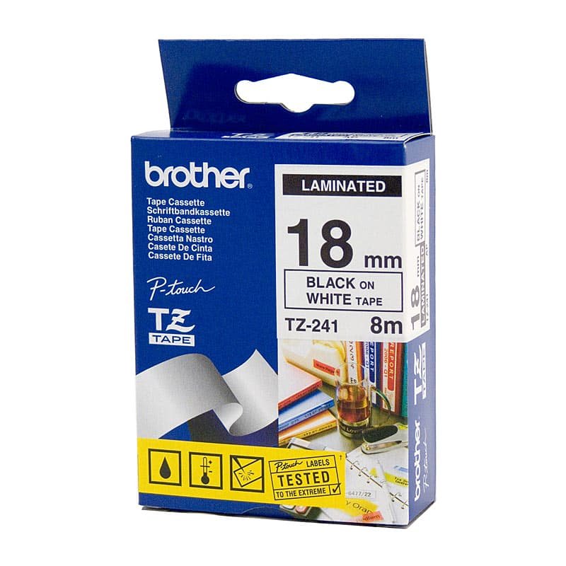 BROTHER TZe241 Labelling Tape - V177-D-BTZ241 BROTHER TZe241 Labelling Tape