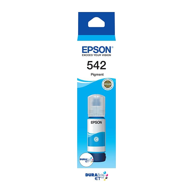 EPSON T542 Cyan Eco Tank - V177-D-E542C EPSON T542 Cyan Eco Tank