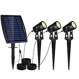 3 x LED Spotlights Powered Solar Garden Lights Outdoor Waterproof (Warm White) - V178-14711 3 x LED Spotlights Powered Solar Garden Lights Outdoor Waterproof (Warm White) - Image 8