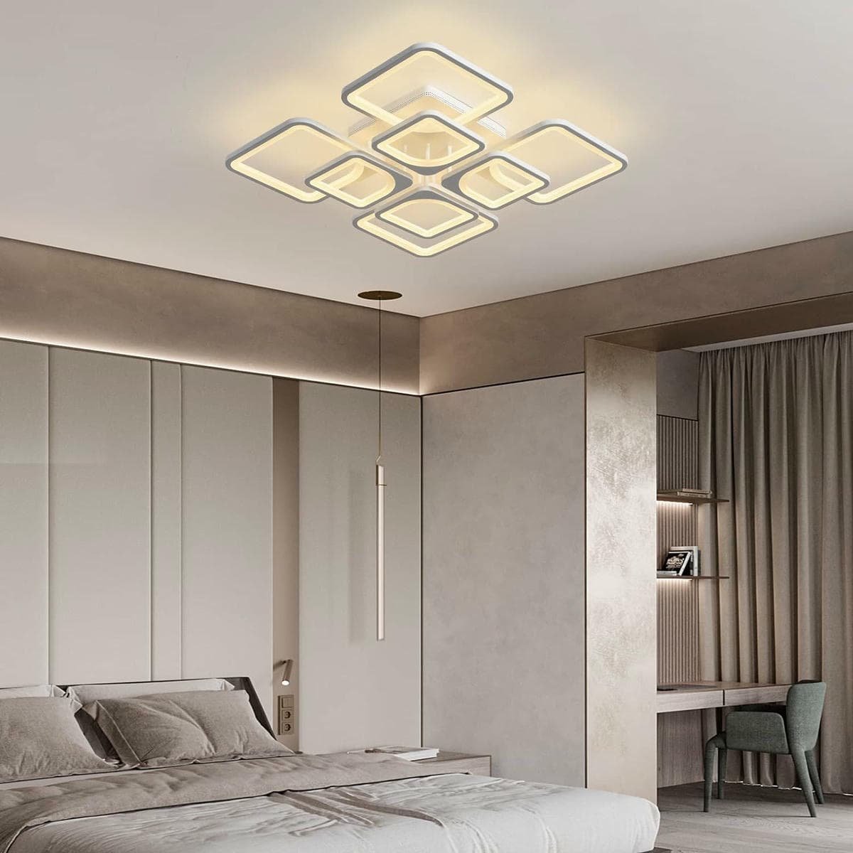 Modern LED Ceiling Light Dimmable with Remote Control - V178-21281 V178 21281 139782 03