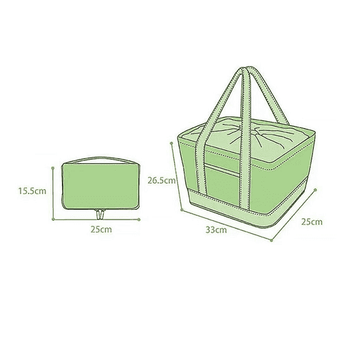 Large Supermarket Shopping Bag Eco Grocery Shoulder Bag Tote Foldable Reusable - V201-W12583199 V201 W12583199 191427 05