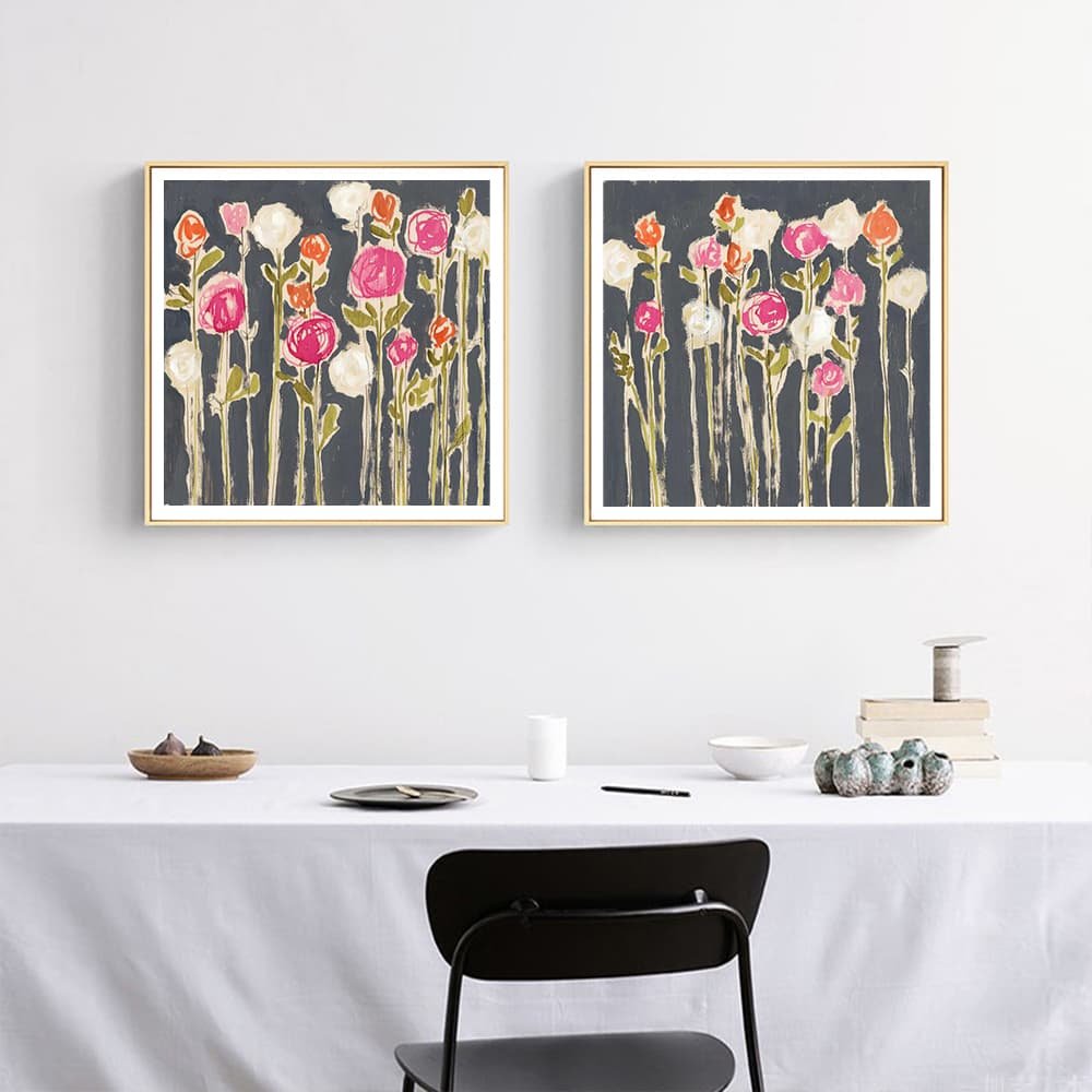 Wall Art 70cmx70cm Laurels Lollies 2 Sets Wood Frame Canvas - V207-1760 Wall Art 70cmx70cm Laurels Lollies 2 Sets Wood Frame Canvas - Image 2