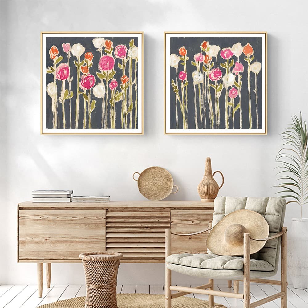 Wall Art 70cmx70cm Laurels Lollies 2 Sets Wood Frame Canvas - V207-1760 Wall Art 70cmx70cm Laurels Lollies 2 Sets Wood Frame Canvas - Image 3
