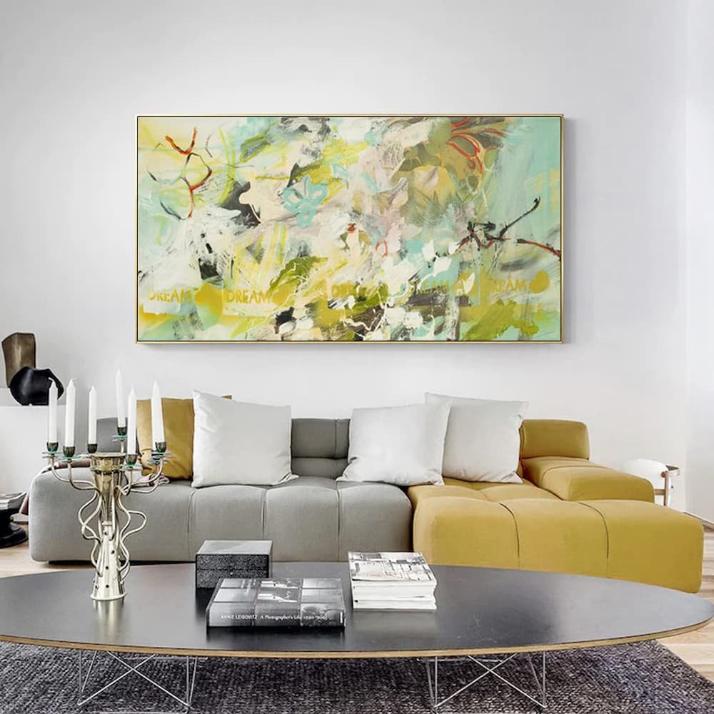 Wall Art 50cmx100cm Summer Dream Gold Frame Canvas - V207-2060 Wall Art 50cmx100cm Summer Dream Gold Frame Canvas - Image 3