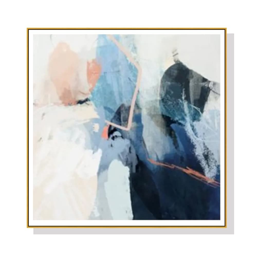 Wall Art 50cmx50cm Luz I Gold Frame Canvas - V207-2211 Wall Art 50cmx50cm Luz I Gold Frame Canvas