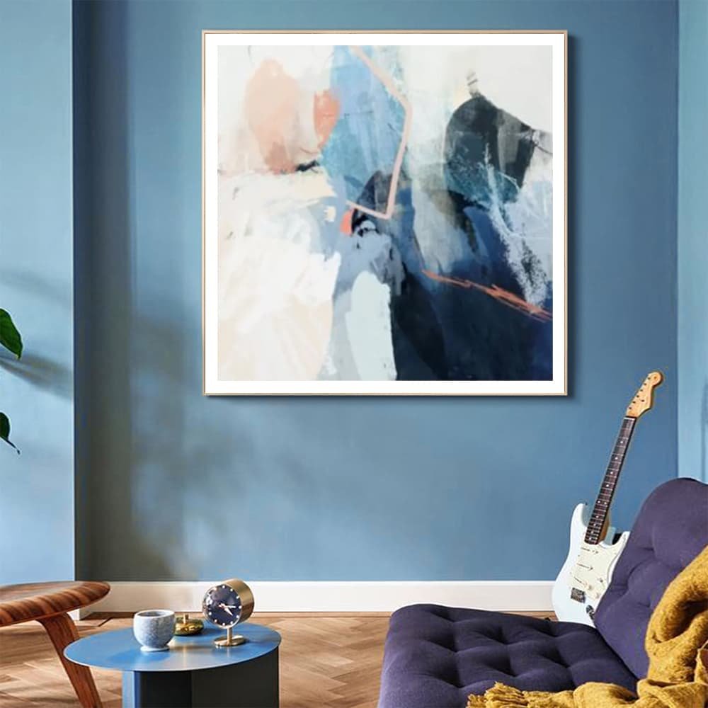 Wall Art 50cmx50cm Luz I Gold Frame Canvas - V207-2211 Wall Art 50cmx50cm Luz I Gold Frame Canvas - Image 2