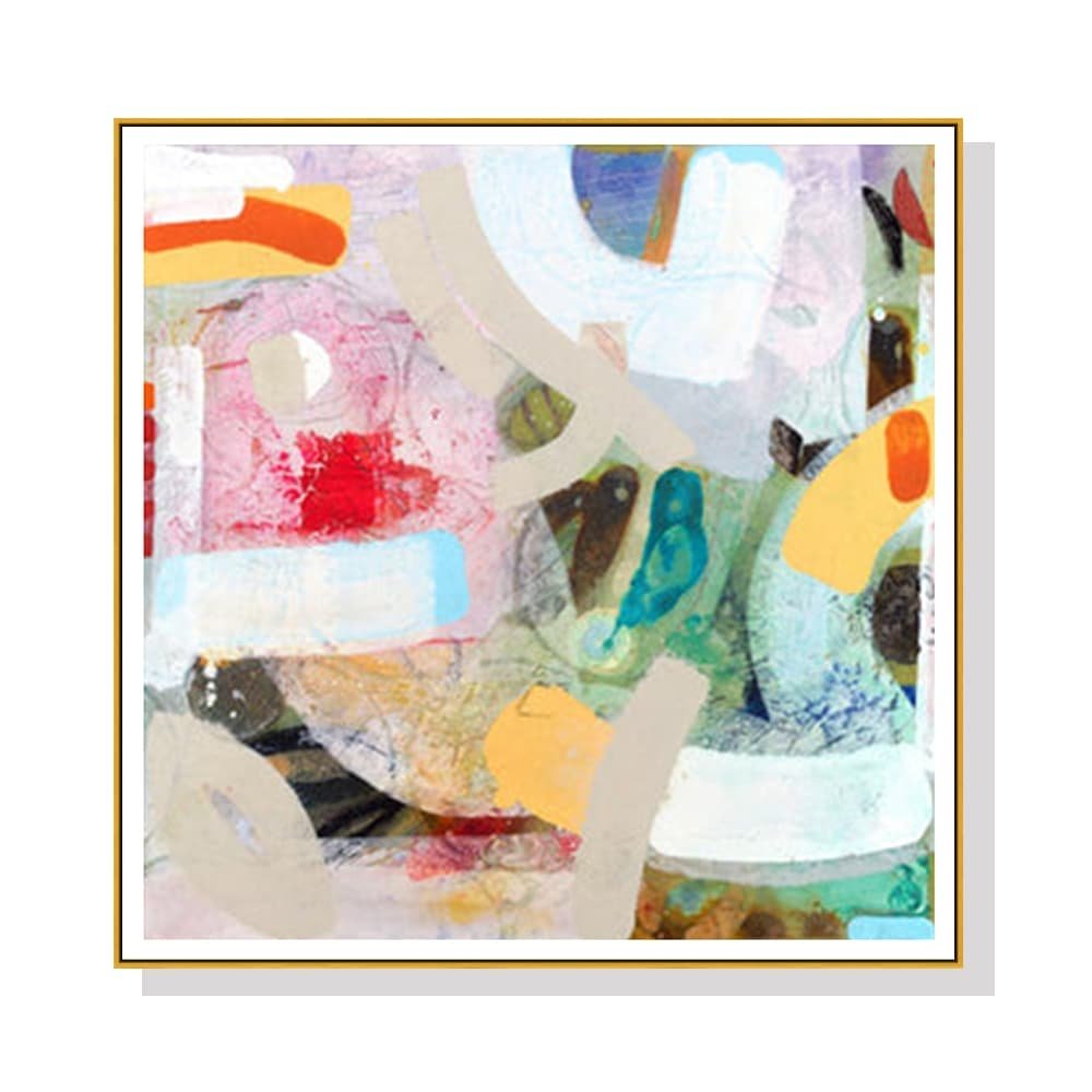 Wall Art 40cmx40cm Changed My Mind IV by Aleah Koury Gold Frame Canvas - V207-2228.1 Wall Art 40cmx40cm Changed My Mind IV by Aleah Koury Gold Frame Canvas
