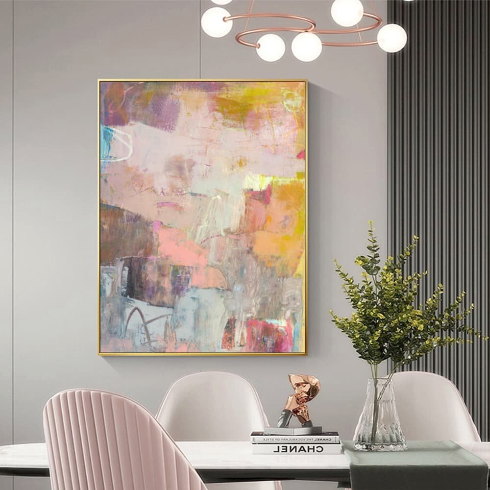 Wall Art 50cmx70cm Lann II Gold Frame Canvas - V207-2240 Wall Art 50cmx70cm Lann II Gold Frame Canvas - Image 2