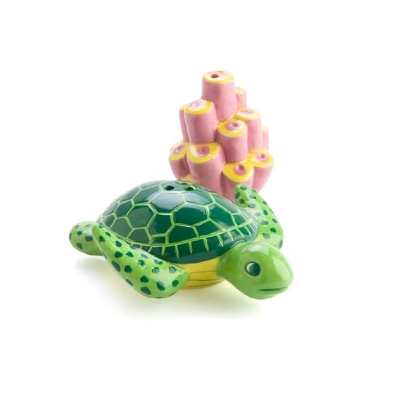 Turtle Coral Salt Pepper Set - V210-2670013 Turtle Coral Salt Pepper Set