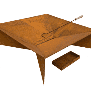 Firepit with Ash Tray with 0.11 Mild Steel"