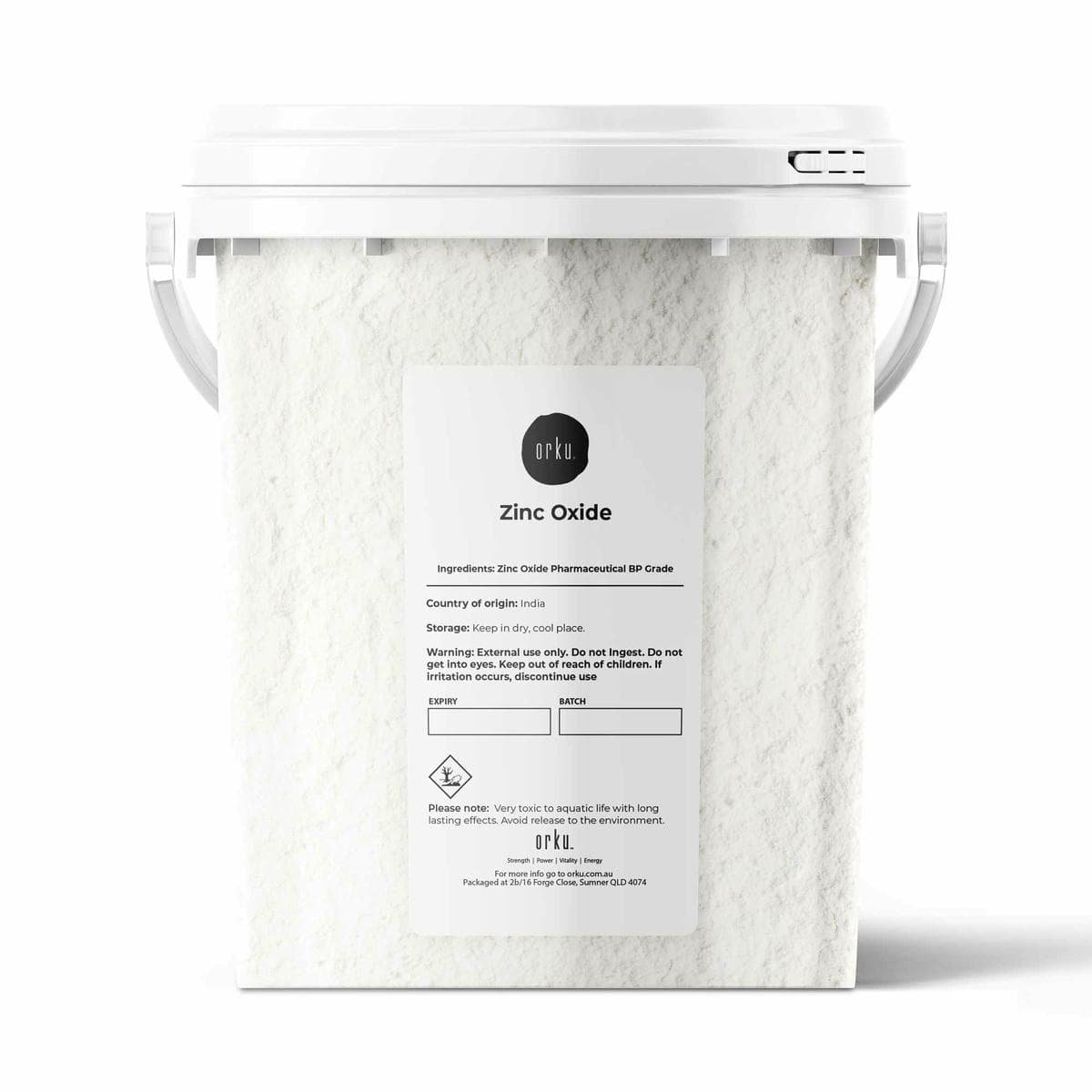 800g Zinc Oxide Powder BP Pharmaceutical Grade 99.9% Purity Resealable Bucket - V238-SUPDZ-39601756340304 800g Zinc Oxide Powder BP Pharmaceutical Grade 99.9% Purity Resealable Bucket
