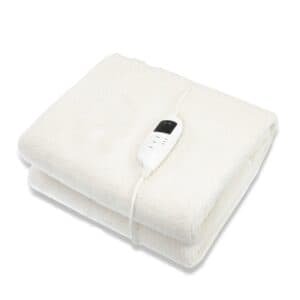 Laura Hill Single Electric Heated Underlay Blanket Fleecy Fabric with Timer