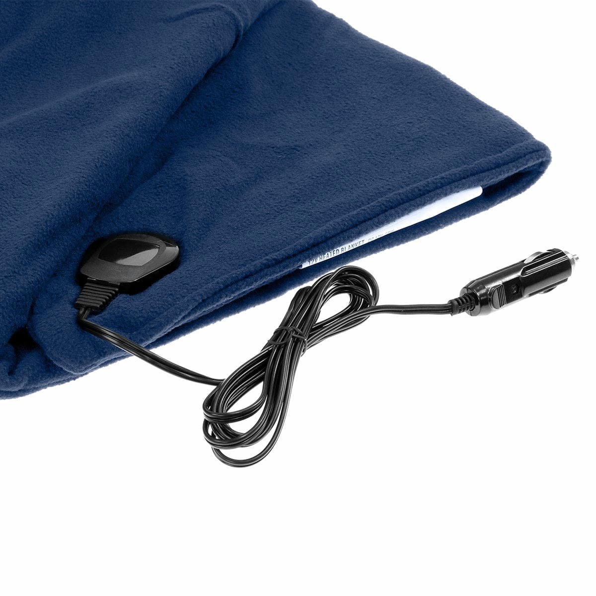 Laura Hill Heated Electric Car Blanket 150x110cm 12v - Navy Blue - V240-CHB-110-NVBU Laura Hill Heated Electric Car Blanket 150x110cm 12v - Navy Blue - Image 2