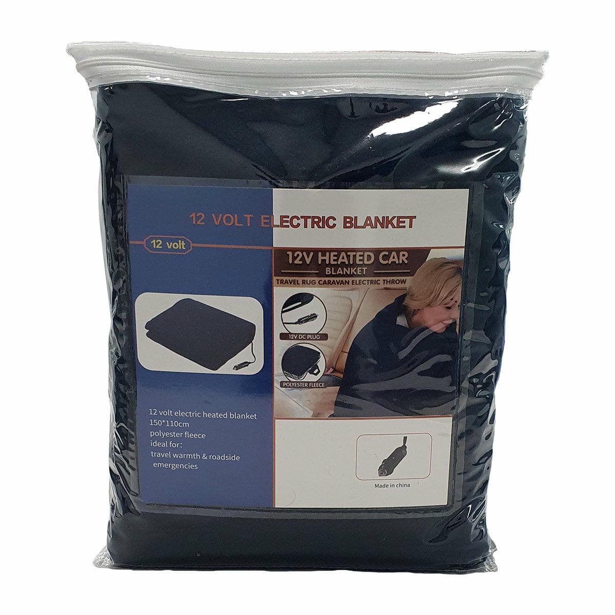 Laura Hill Heated Electric Car Blanket 150x110cm 12v - Navy Blue - V240-CHB-110-NVBU Laura Hill Heated Electric Car Blanket 150x110cm 12v - Navy Blue - Image 3