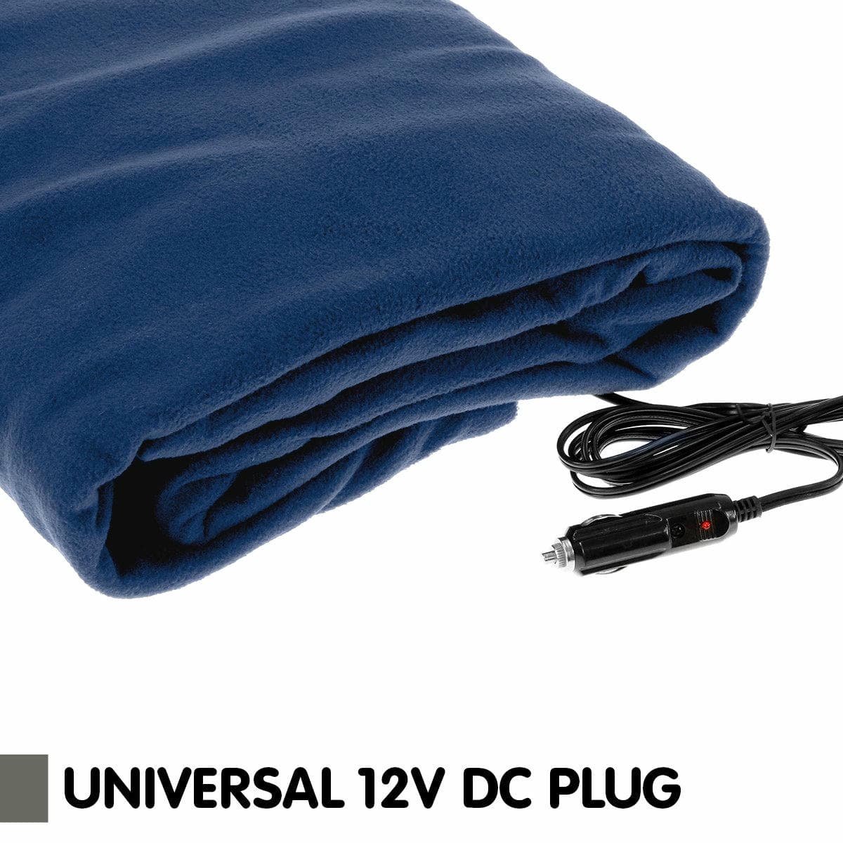 Laura Hill Heated Electric Car Blanket 150x110cm 12v - Navy Blue - V240-CHB-110-NVBU Laura Hill Heated Electric Car Blanket 150x110cm 12v - Navy Blue - Image 5