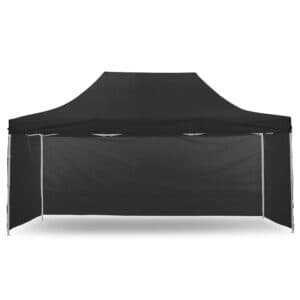 Wallaroo Gazebo Tent Marquee 3x4.5m PopUp Outdoor Black
