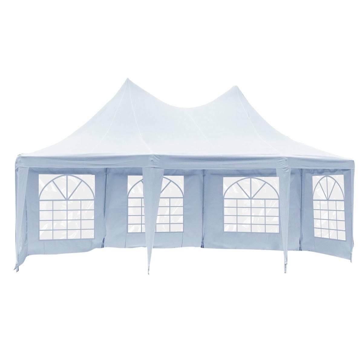 Wallaroo 6x4.5m Wedding Gazebo Marquee with Sidewalls - V240-GAZ-WED-6X45-WH Wallaroo 6x4.5m Wedding Gazebo Marquee with Sidewalls - Image 5