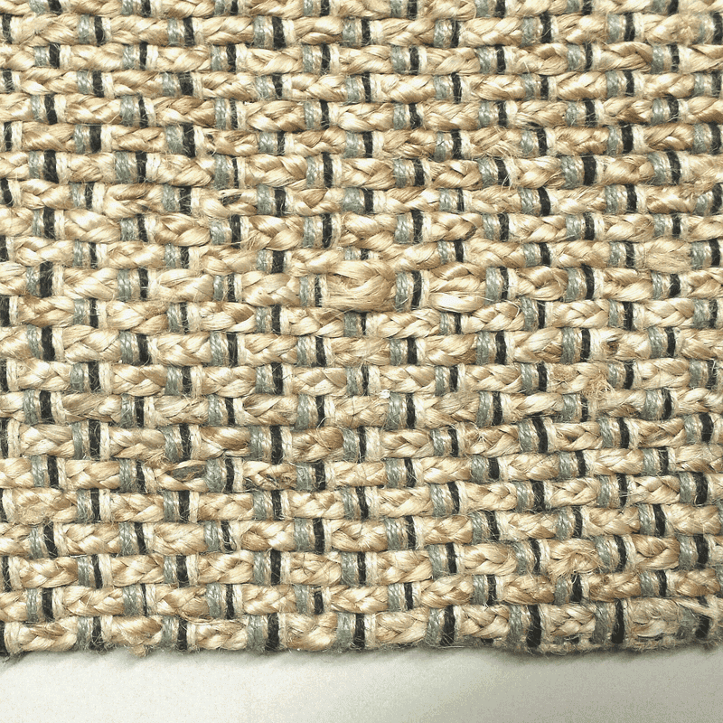 Hand Braided Jute Runner with Green Textured Weave 50 x 120 cm - V262-CI-STK999JR Hand Braided Jute Runner with Green Textured Weave 50 x 120 cm - Image 4