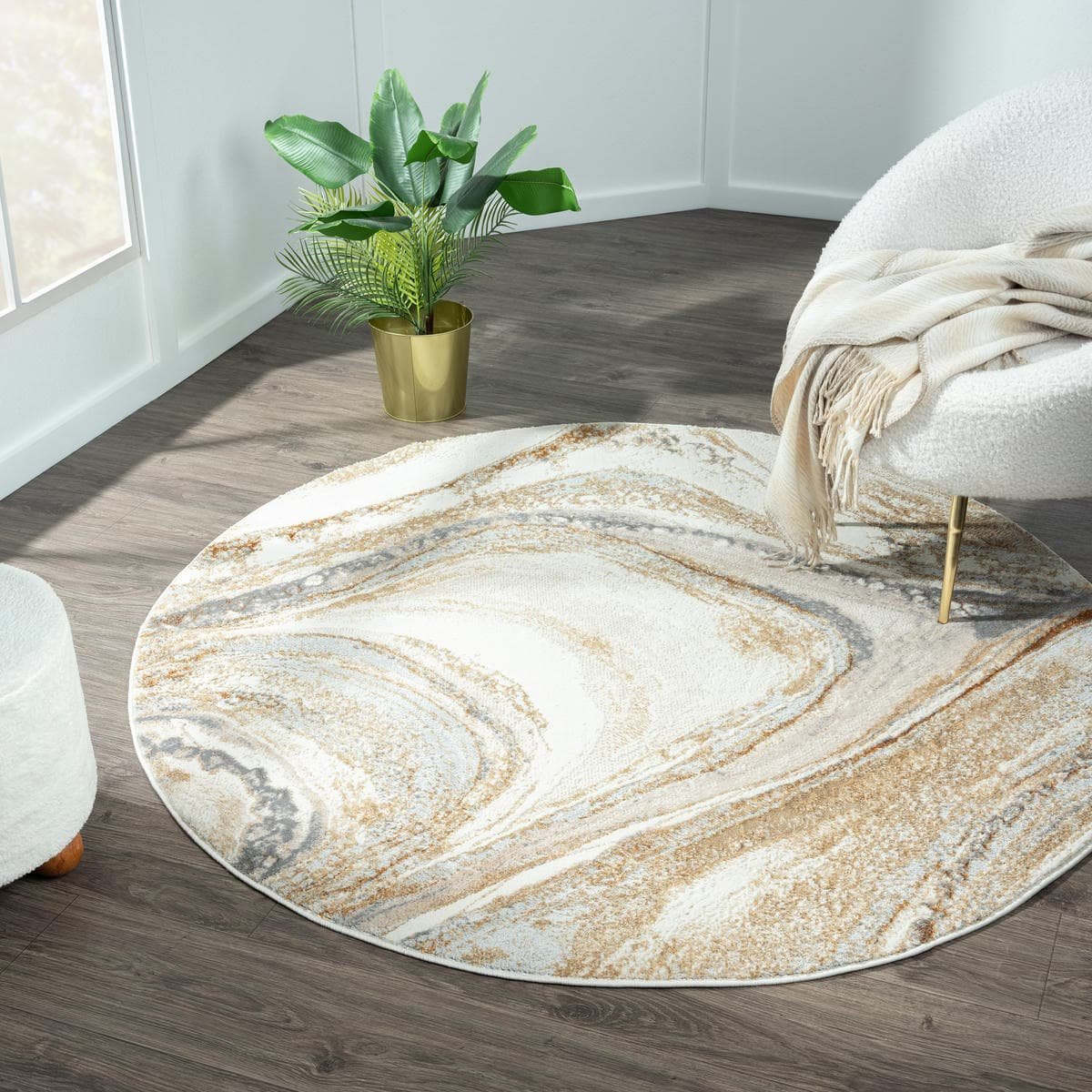 Avani Marble Rug - Sand - 120x170 - V262-LGH120170184SAN V262 LGH120170184SAN 172671 03