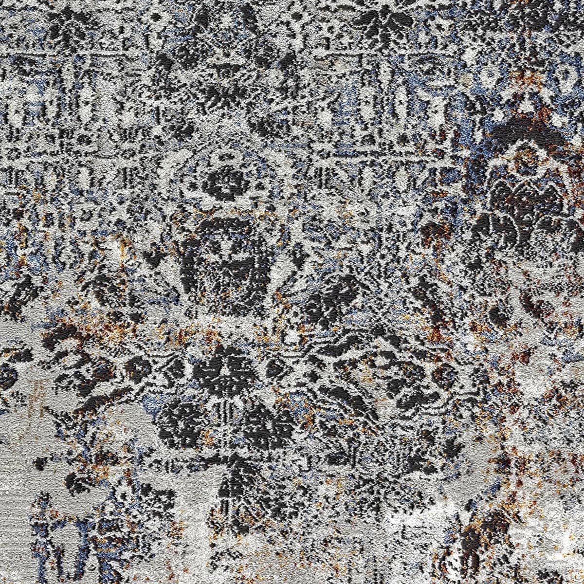 Luxe Vintage Textured Rug - Light Grey - 80x150 - V262-LGH80150664LGR V262 LGH80150664LGR 172618 01