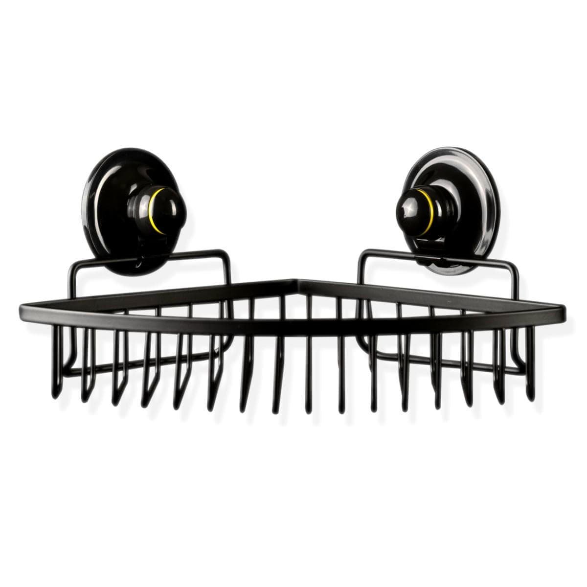 Corner Basket Removable Suction Medium BLACK - V274-HA-KL-27435-B Corner Basket Removable Suction Medium BLACK