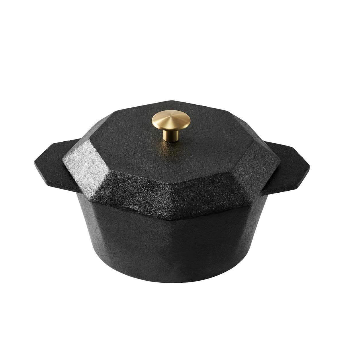 Cast-Iron Traditional Pot Pre-seasoned Non-stick 21cm - V274-HA-MM-POT21-BK Cast-Iron Traditional Pot Pre-seasoned Non-stick 21cm