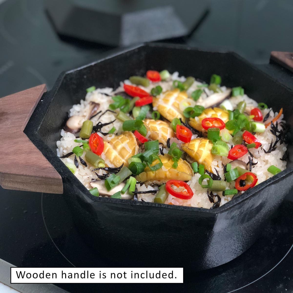 Cast-Iron Traditional Pot Pre-seasoned Non-stick 21cm - V274-HA-MM-POT21-BK Cast-Iron Traditional Pot Pre-seasoned Non-stick 21cm - Image 5