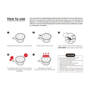 100 Pack Dalat Heating Lunch Box Container 26cm A + Heating Bag - V274-HA-SR-1HEX5