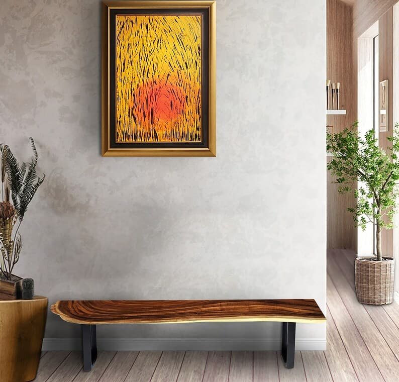 Bench seat or low set console table, hallway table Raintree Wood 1.5 Meter 150cm - V277-BSLSCT V277 BSLSCT 190246 01