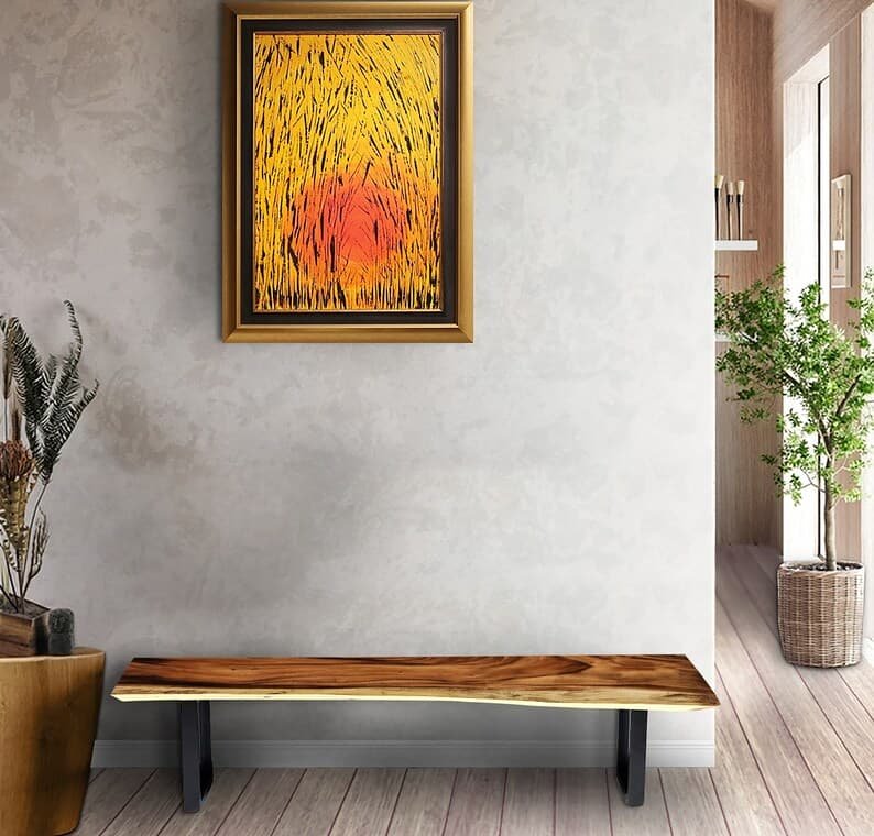Bench seat or low set console table, hallway table Raintree Wood 1.5 Meter 150cm - V277-BSLSCT V277 BSLSCT 190246 02