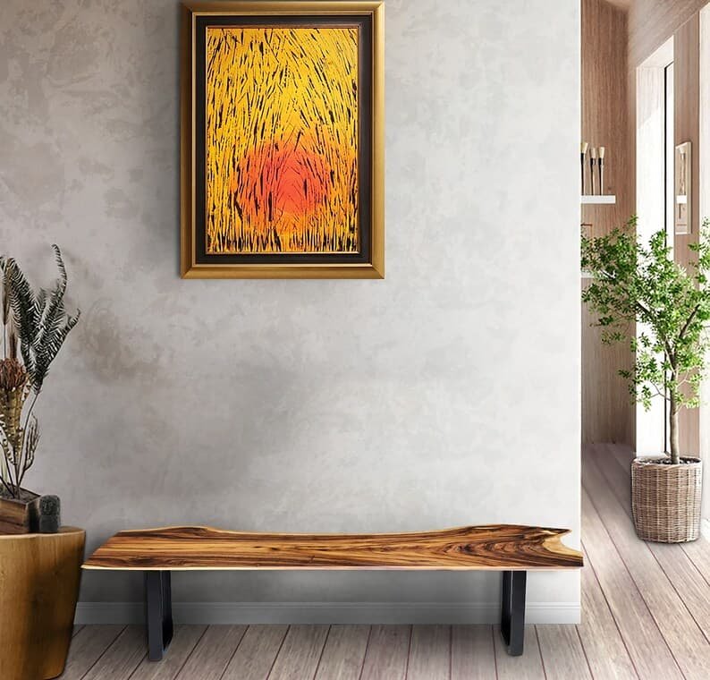 Bench seat or low set console table, hallway table Raintree Wood 1.5 Meter 150cm - V277-BSLSCT V277 BSLSCT 190246 06
