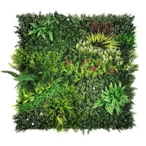 YES4HOMES 1 SQM Artificial Plant Wall D√©cor Grass Panels Vertical Garden Tile Fence 1X1M Green